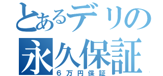 とあるデリの永久保証（６万円保証）