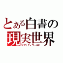 とある白書の現実世界（リアリティワールド）