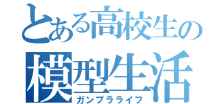 とある高校生の模型生活（ガンプラライフ）