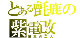 とある氈鹿の紫電改（第三の二人）