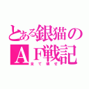 とある銀猫のＡＦ戦記（全て壊せ）