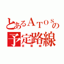 とあるＡＴＯＳの予定路線（京葉線）