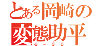 とある岡崎の変態助平（るー３０）