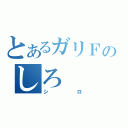 とあるガリＦのしろ（シロ）