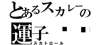 とあるスカレーの運子咖喱（スカトロ～ル）