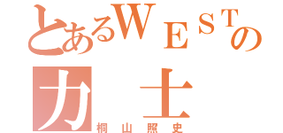 とあるＷＥＳＴの力 士（桐山照史）