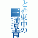 とある東中の三浦夏青（みうらなお）