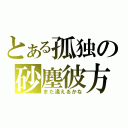 とある孤独の砂塵彼方（また逢えるかな）