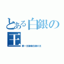 とある白銀の王（第一王継者白銀の王）