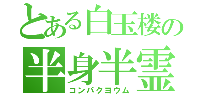 とある白玉楼の半身半霊（コンパクヨウム）