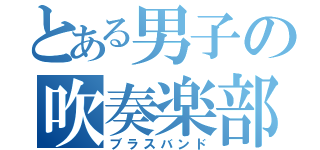 とある男子の吹奏楽部（ブラスバンド）