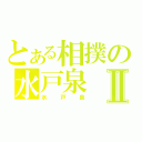 とある相撲の水戸泉Ⅱ（水戸泉）