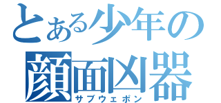 とある少年の顔面凶器（サブウェポン）