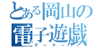 とある岡山の電子遊戯者（ゲーマー）