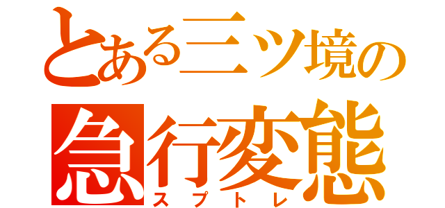 とある三ツ境の急行変態（スプトレ）