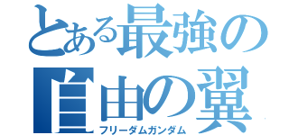 とある最強の自由の翼（フリーダムガンダム）