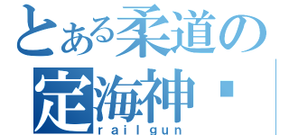 とある柔道の定海神针（ｒａｉｌｇｕｎ）