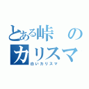 とある峠のカリスマ（白いカリスマ）