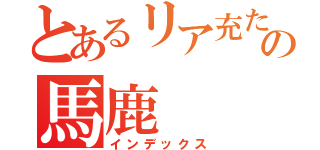 とあるリア充たちの馬鹿（インデックス）