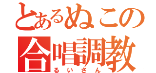 とあるぬこの合唱調教（るいさん）