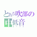 とある吹部の中低音（ユーフォ）