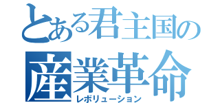 とある君主国の産業革命（レボリューション）