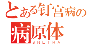 とある钉宫病の病原体（ＳＮＬＴＲＡ）