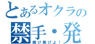 とあるオクラの禁手・発（焼け焦げよ！）