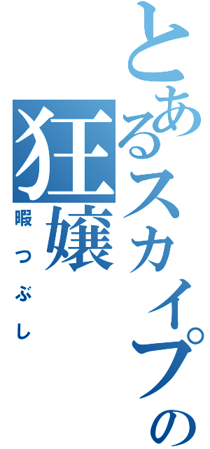 とあるスカイプの狂嬢（暇つぶし）