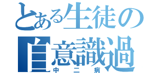 とある生徒の自意識過剰（中二病）