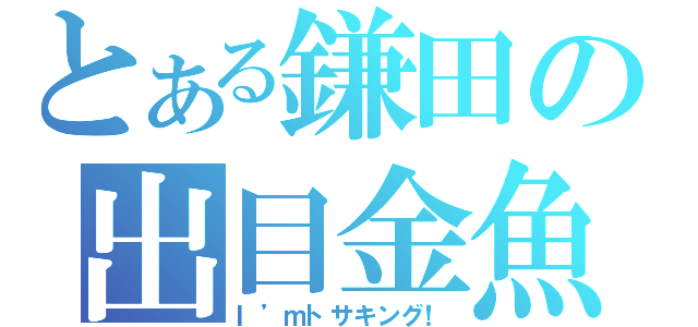 とある鎌田の出目金魚（Ｉ’ｍトサキング！）