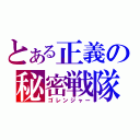 とある正義の秘密戦隊（ゴレンジャー）