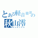 とある軽音楽部の秋山澪（インデックス）