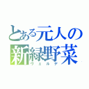 とある元人の新緑野菜（ヴェルデ）