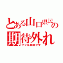 とある山口県民の期待外れ（フジ系開局せず）