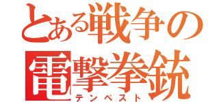 とある戦争の電撃拳銃（テンペスト）