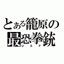 とある籠原の最恐拳銃（ＵＳＰ）