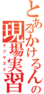 とあるかけるんの現場実習（ナツヤスミ）