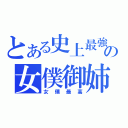 とある史上最強の女僕御姉控（女僕最高）