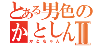 とある男色のかとしんⅡ（かとちゃん）