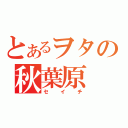 とあるヲタの秋葉原（セイチ）