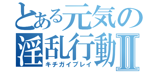 とある元気の淫乱行動Ⅱ（キチガイプレイ）