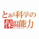 とある科学の保温能力（サーマルハンド）