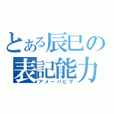 とある辰巳の表記能力（アメーバピグ）