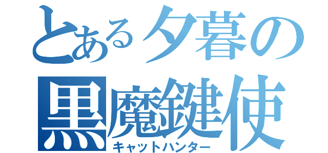 とある夕暮の黒魔鍵使（キャットハンター）