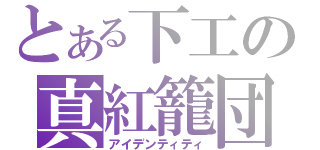 とある下工の真紅籠団（アイデンティティ）