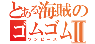 とある海賊のゴムゴムⅡ（ワンピース）