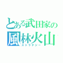 とある武田家の風林火山（ストラテジー）