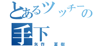 とあるツッチーの手下（矢作 夏樹）