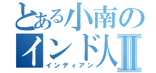 とある小南のインド人Ⅱ（インディアン）